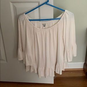 White/cream top